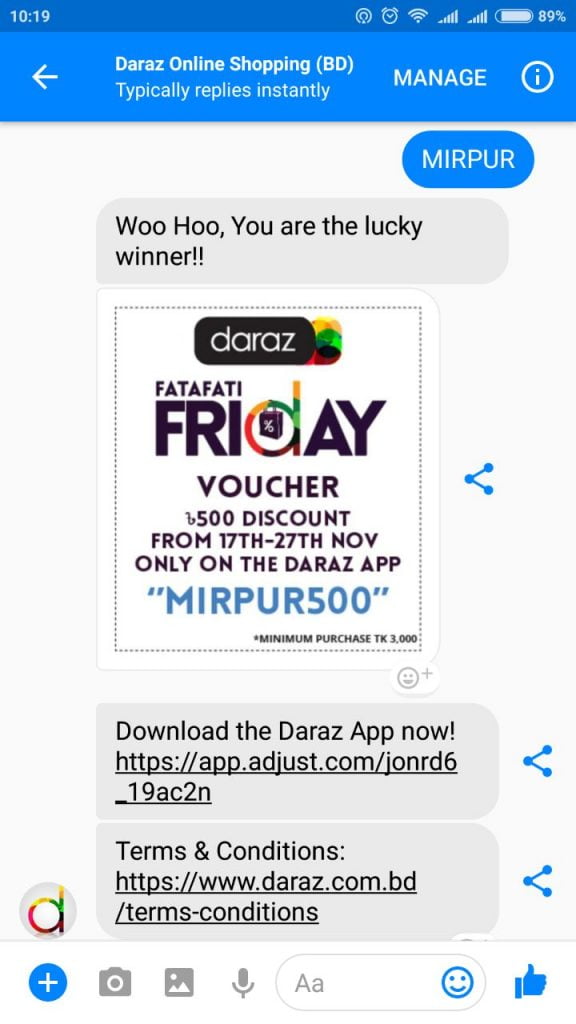 mobile apps of daraz bd